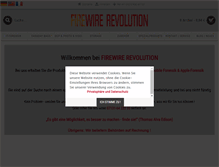 Tablet Screenshot of firewire-revolution.de